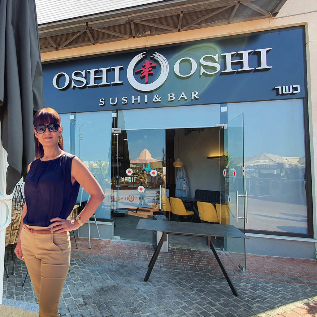 עיצוב פנים ותכנון במסעדה יפנית - אושי אושי סניף חדרה